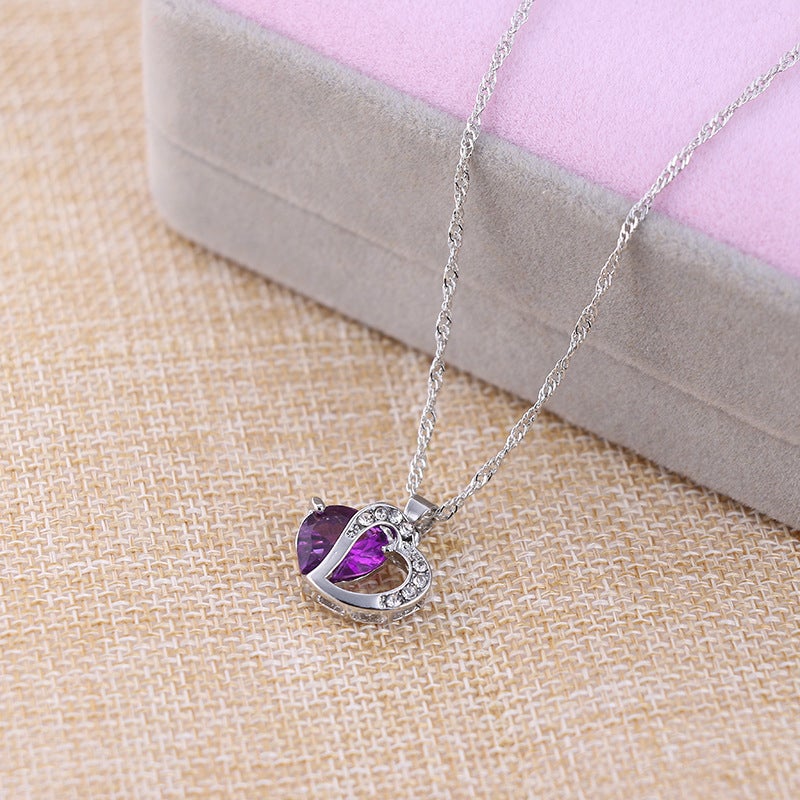 Hart Design Zirkoon Ketting Hanger Oorbellen Sets