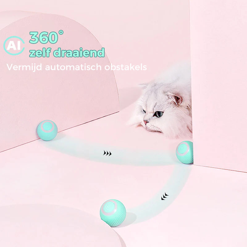 Slimme zelfrollende bal