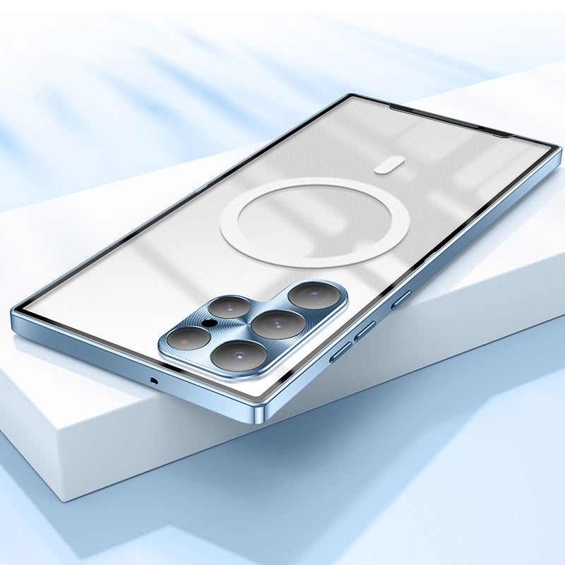 Magnetische Magsafe metalen hoes voor Samsung