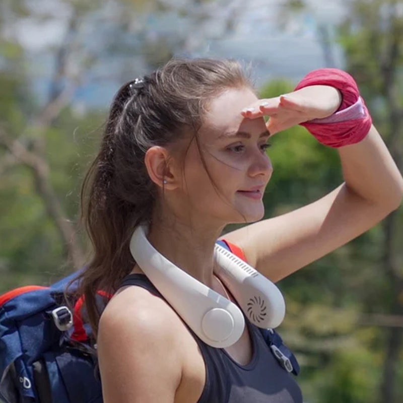 Nieuwe draagbare nekventilator