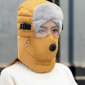 Koudebestendige hoed voor buiten fietsen