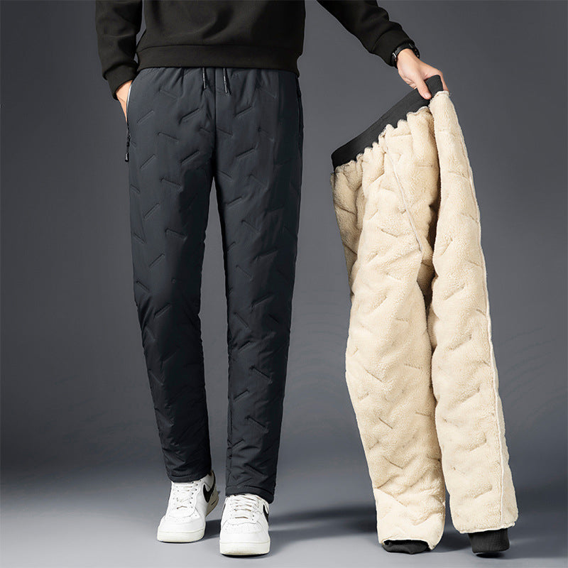 Winterbroek van verdikte fleece voor heren
