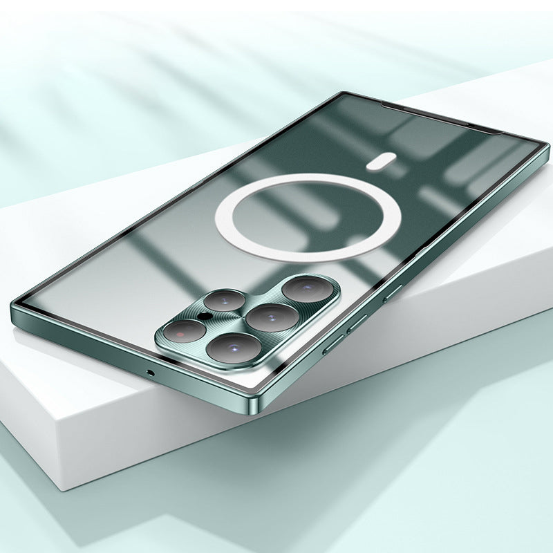 Magnetische Magsafe metalen hoes voor Samsung