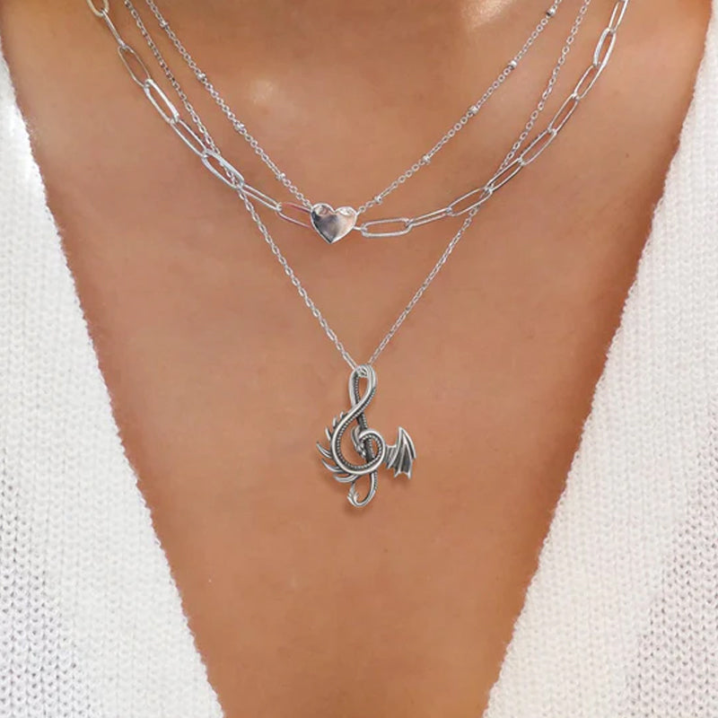 Wees zelfverzekerd als een draak Draak ketting