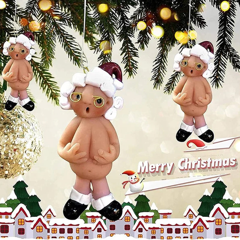 Kerstman Hanger Hars Kerstdecoratie