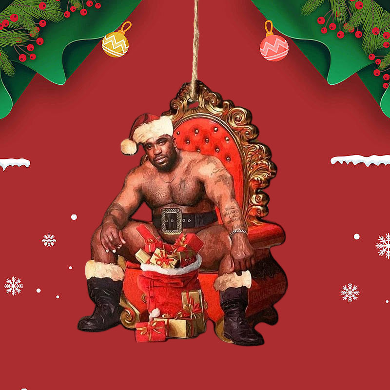Barry houten Meme Kerst Ornament