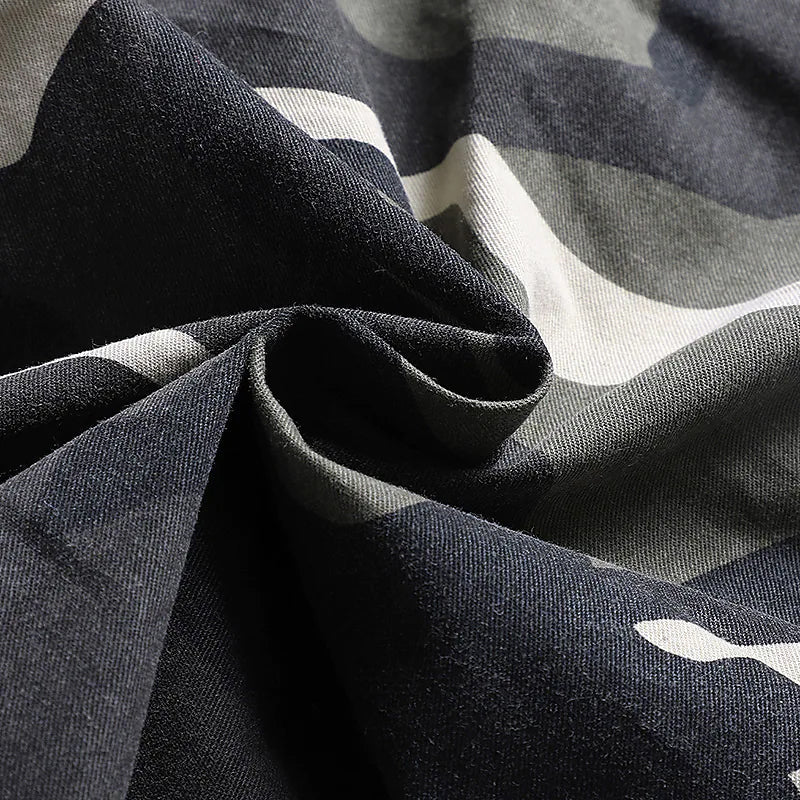 Losse cargoshort voor heren met grote zak