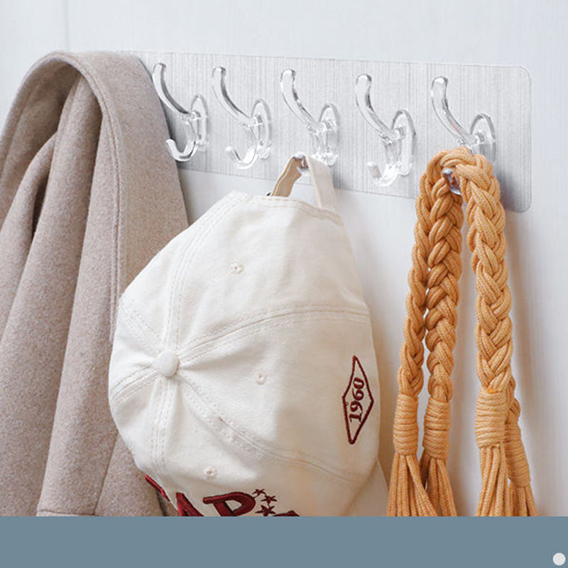 Multifunctioneel transparant 6 haken