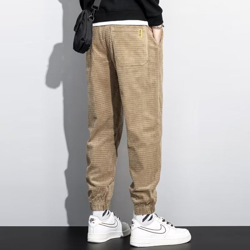 Corduroy vrijetijdsbroek voor heren