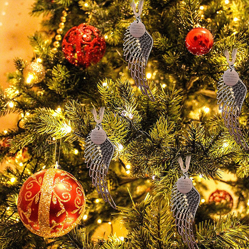 Kerst Familie Vleugels Hanger