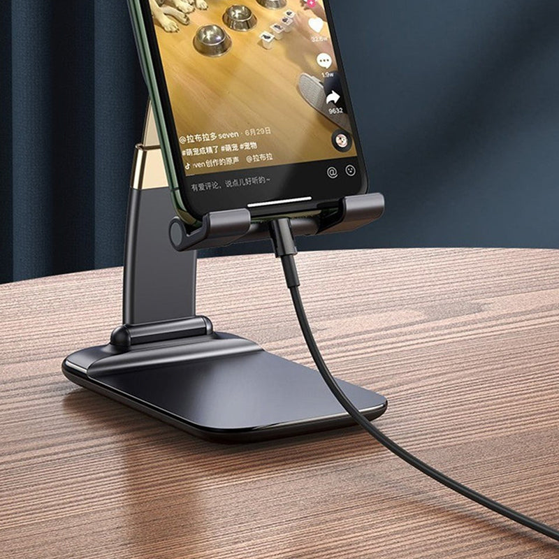 Opvouwbare en flexibele bureautelefoonhouder