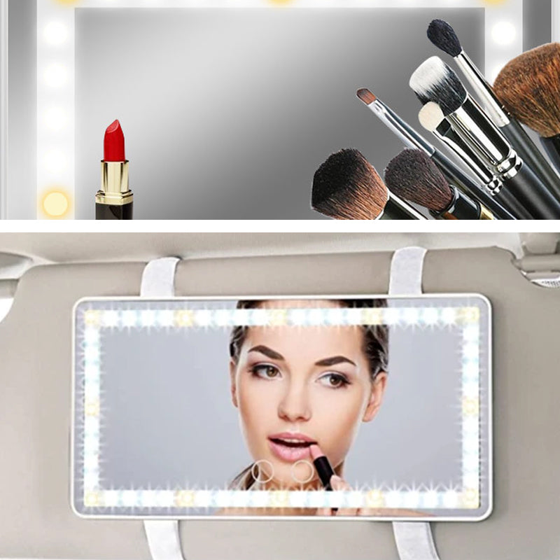 Geleide auto ijdelheidsspiegel