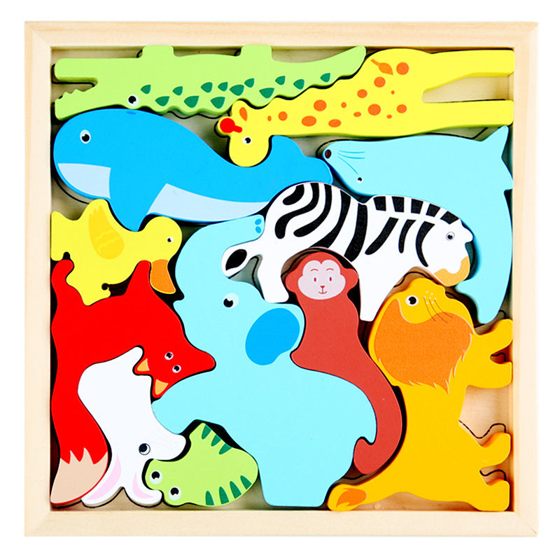 Houten peuter puzzels
