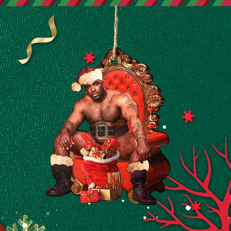 Barry houten Meme Kerst Ornament