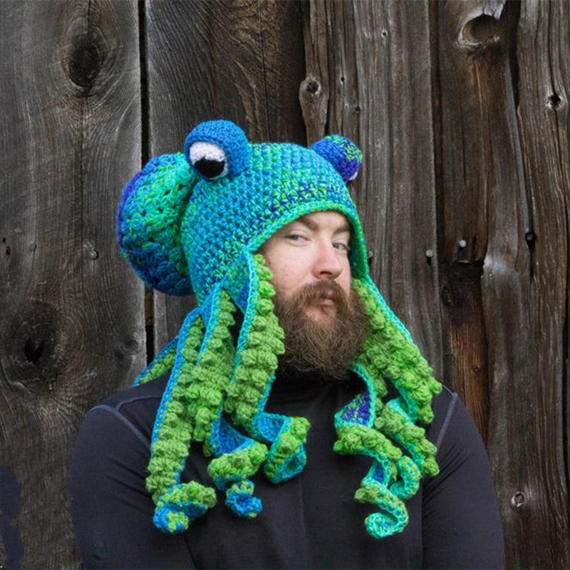 Gehaakte Octopus Hoed