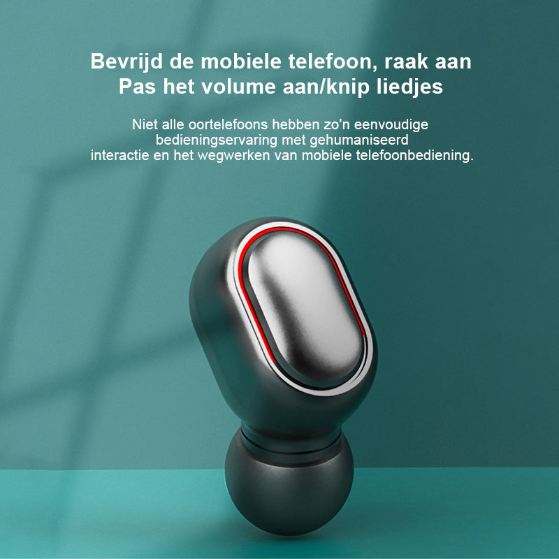 Bluetooth-headset met vierkant gat