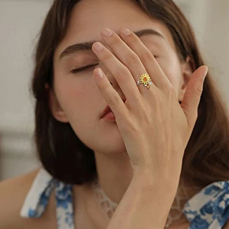 Zonnebloem Spinner Ring