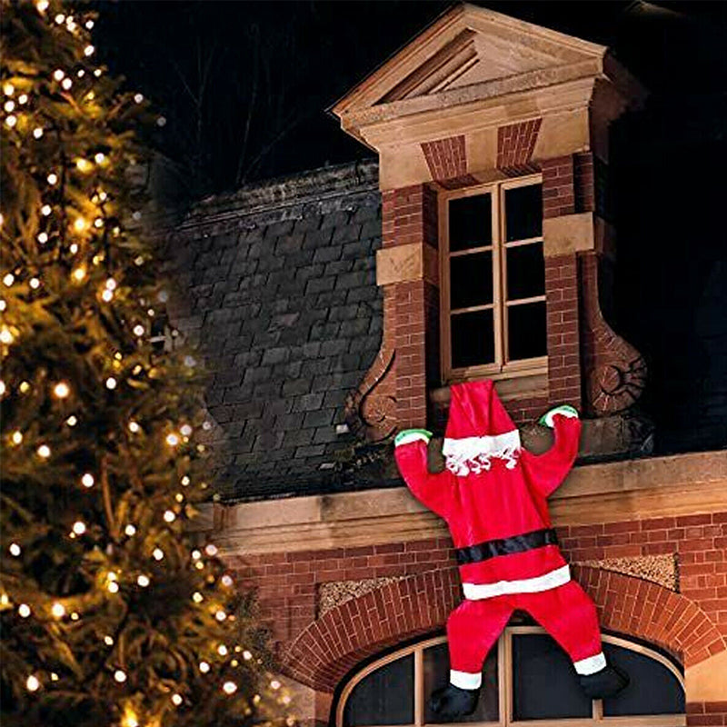 Hanging Climbing Santa Claus Christmas Decor