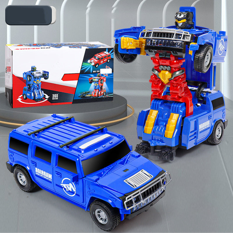 Transformerend robotmodel speelgoedauto