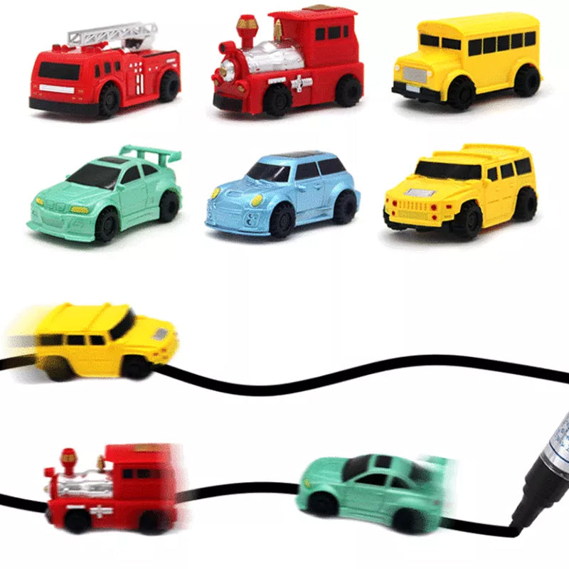 Follow-The-Line inductieve auto