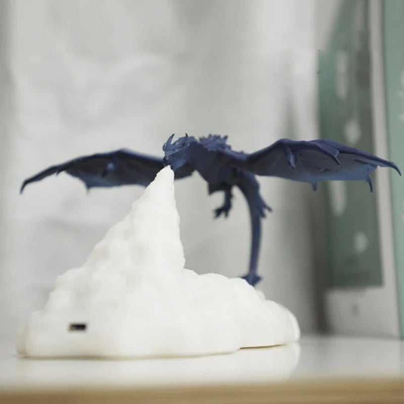 3D Vuurspuwende Draak Nachtlampje