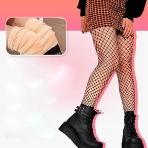 Sexy-in-winter legging met fleecevoering