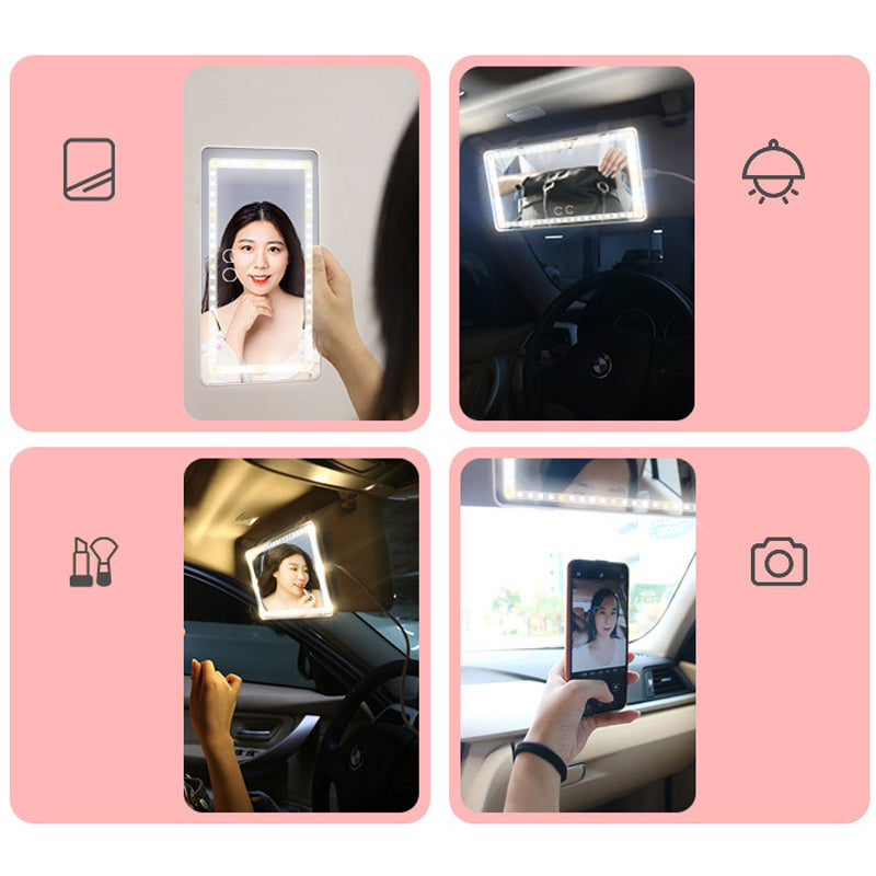 Geleide auto ijdelheidsspiegel