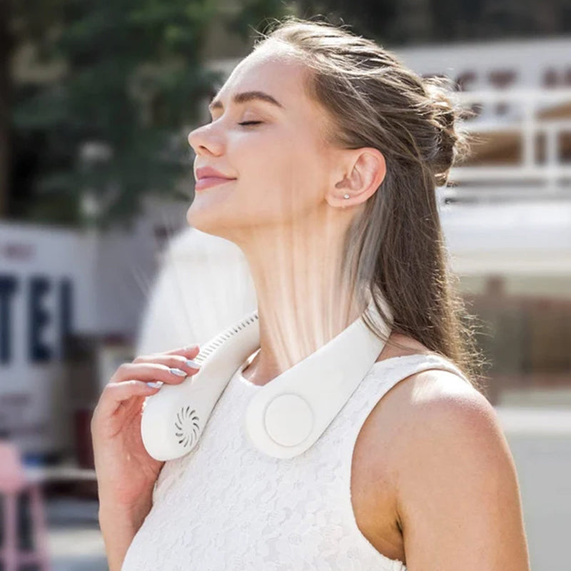 Nieuwe draagbare nekventilator