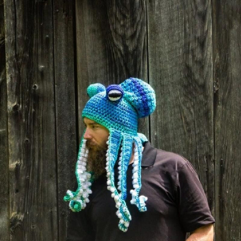 Gehaakte Octopus Hoed
