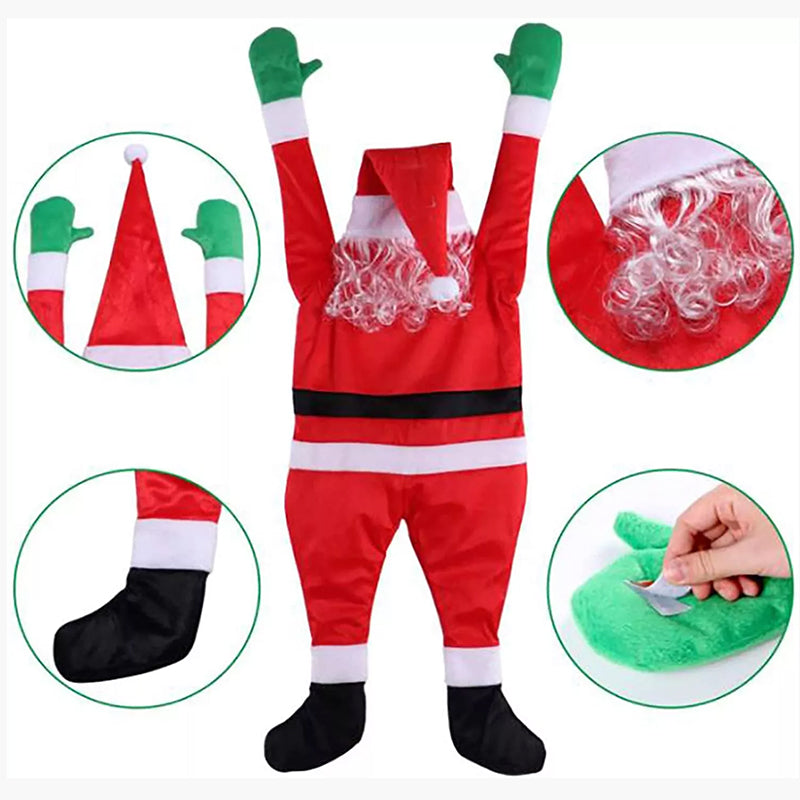 Hanging Climbing Santa Claus Christmas Decor