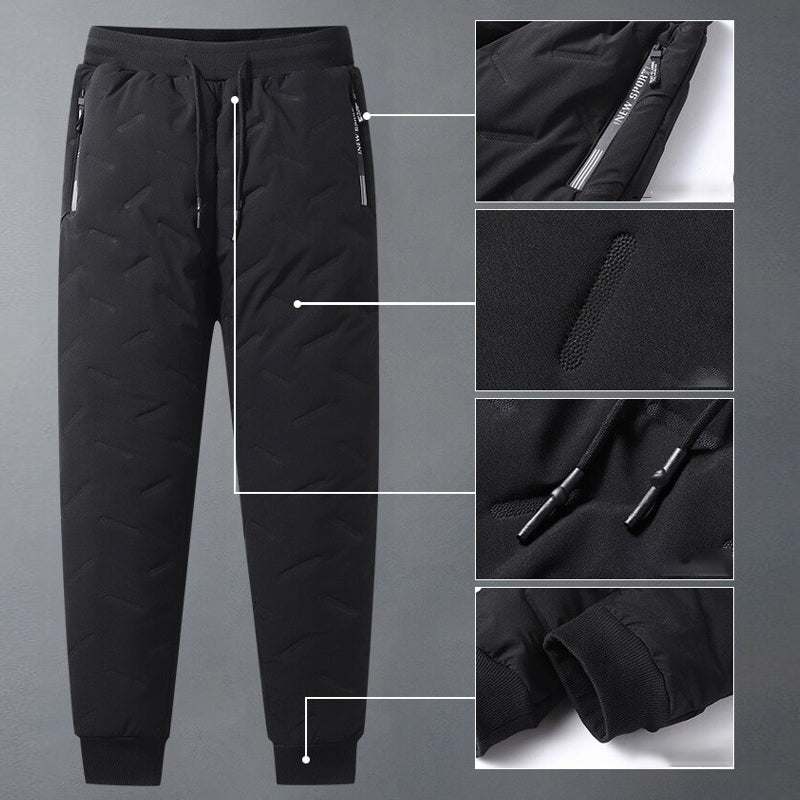 Winterbroek van verdikte fleece voor heren