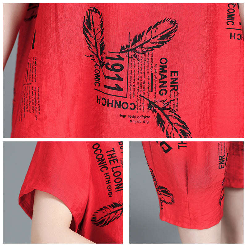 Casual losse 2-delige set voor dames