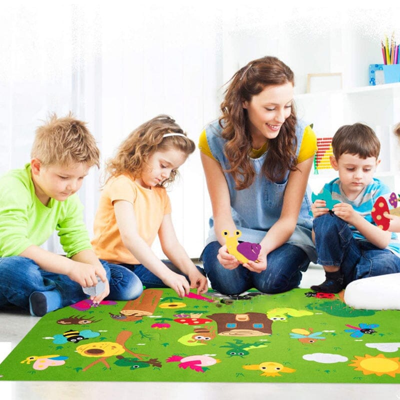 Flanellen grafieken voor kinderen