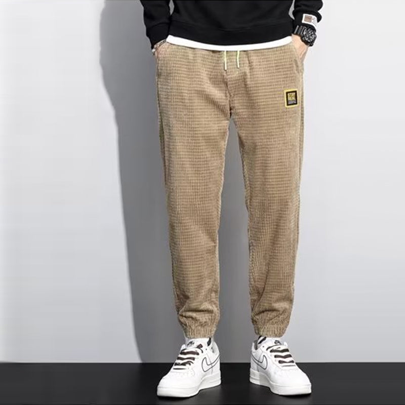 Corduroy vrijetijdsbroek voor heren