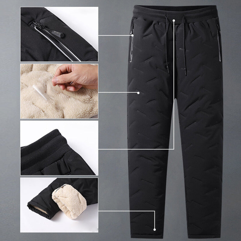 Winterbroek van verdikte fleece voor heren