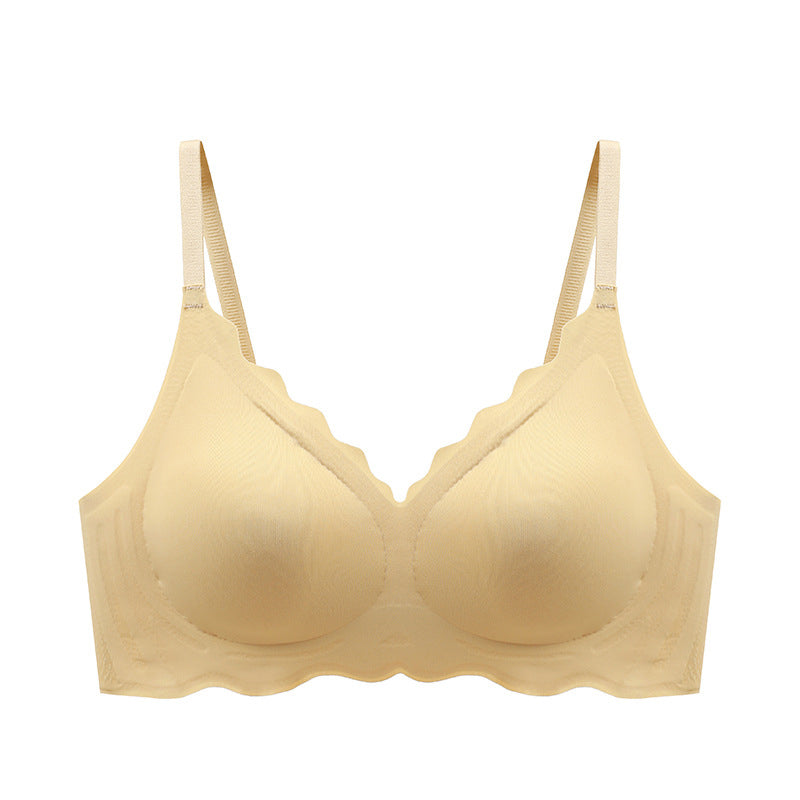 Ademende naadloze beugelloze bh