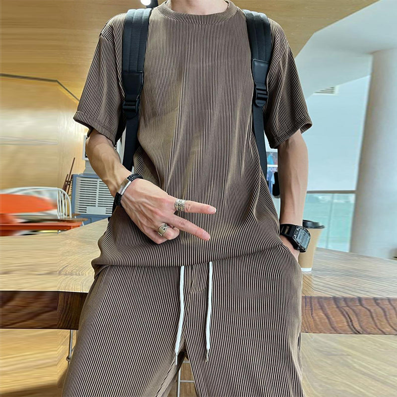 Heren casual pak van ijszijde