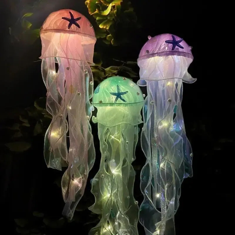 Prachtige verlichting kwallenlamp