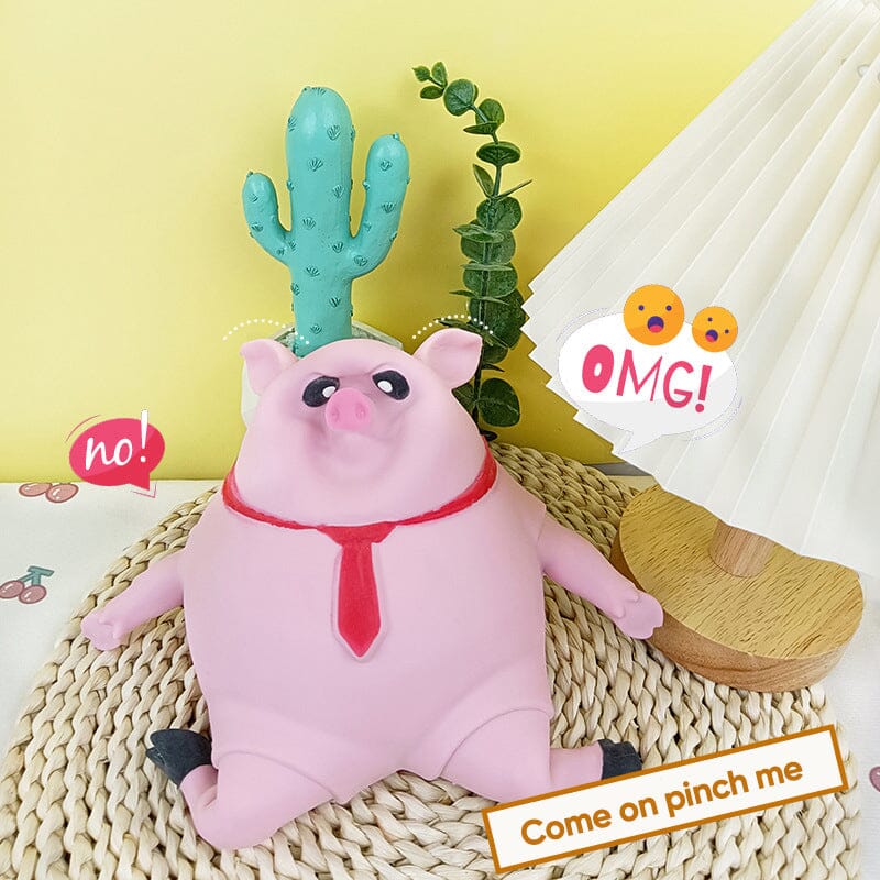 Creatief decompressie roze Piggy speelgoed
