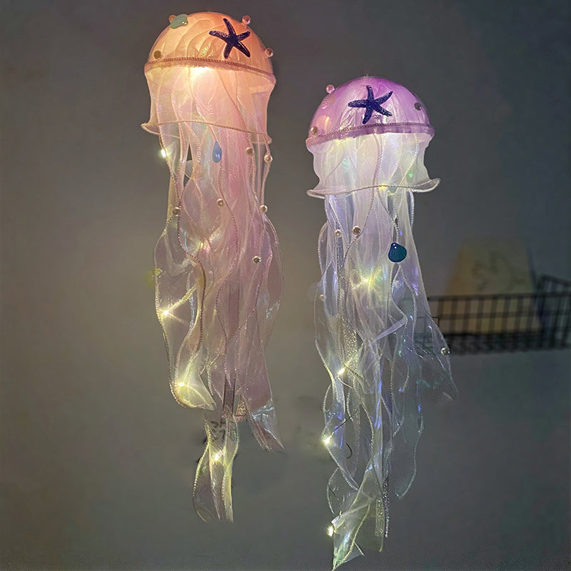 Prachtige verlichting kwallenlamp