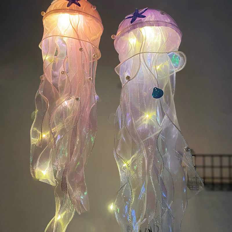 Prachtige verlichting kwallenlamp