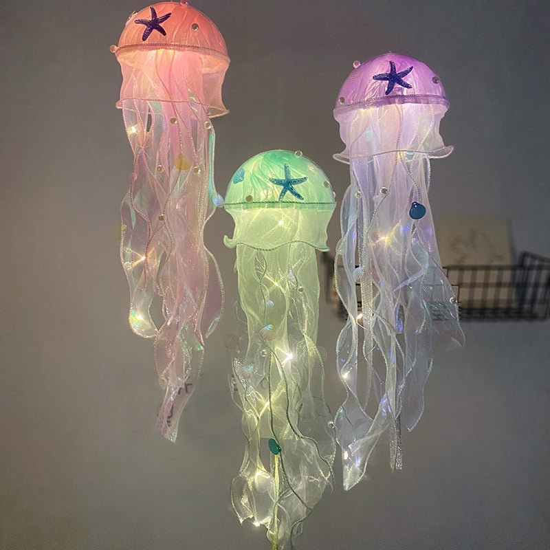 Prachtige verlichting kwallenlamp