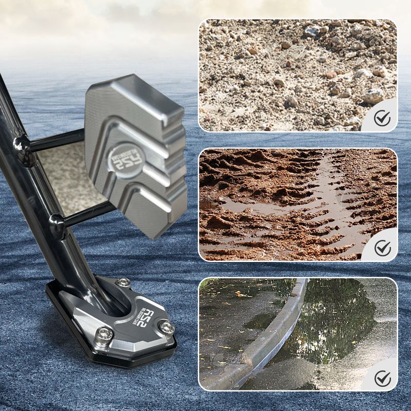 Verlengkussen voor zijstandaard voor motorfietsstandaard