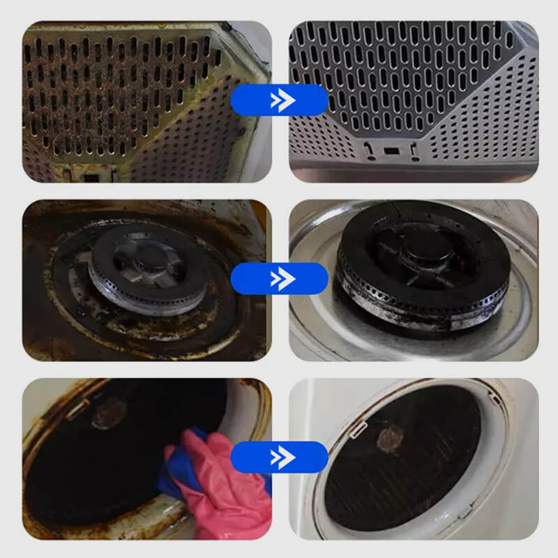 Huishoudelijk reinigingsmiddel voor zware olievlekken