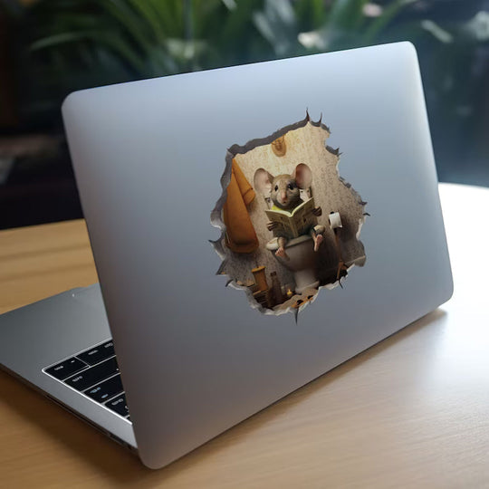 Muisgat stickers