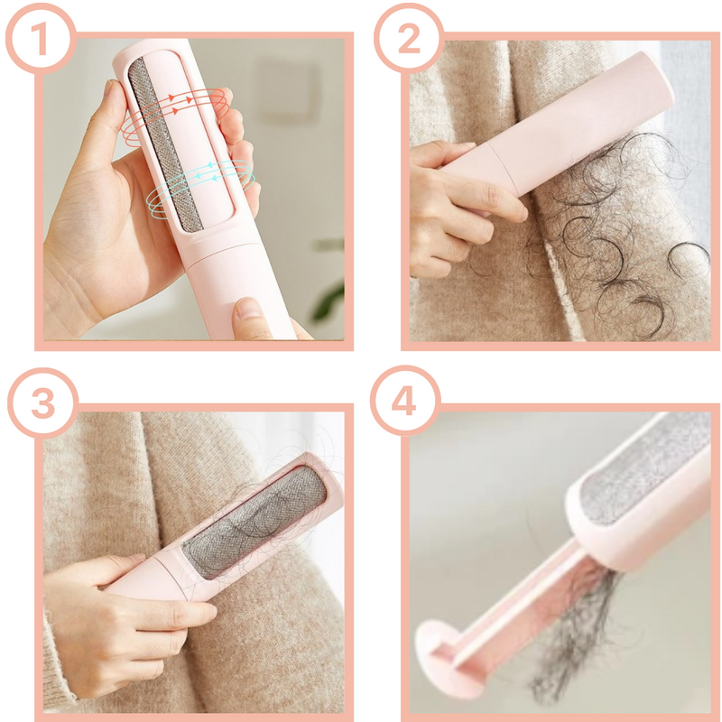 2 in1 herbruikbare huisdierhaarverwijderaar