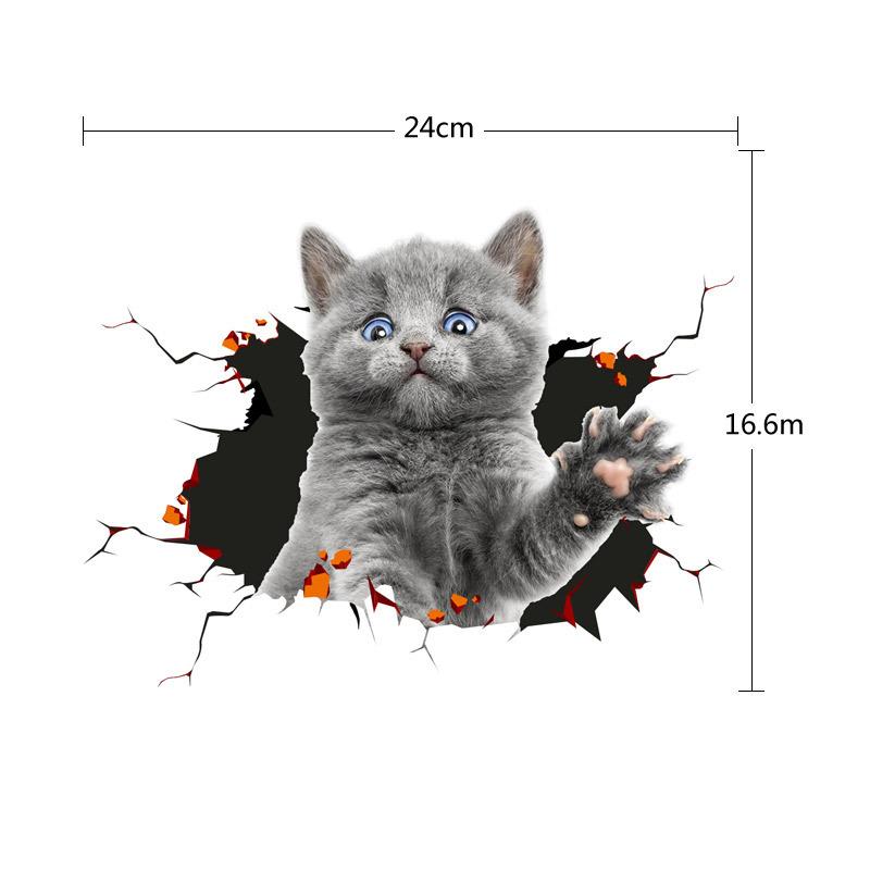 3D-simulatie Leuke creatieve autostickers