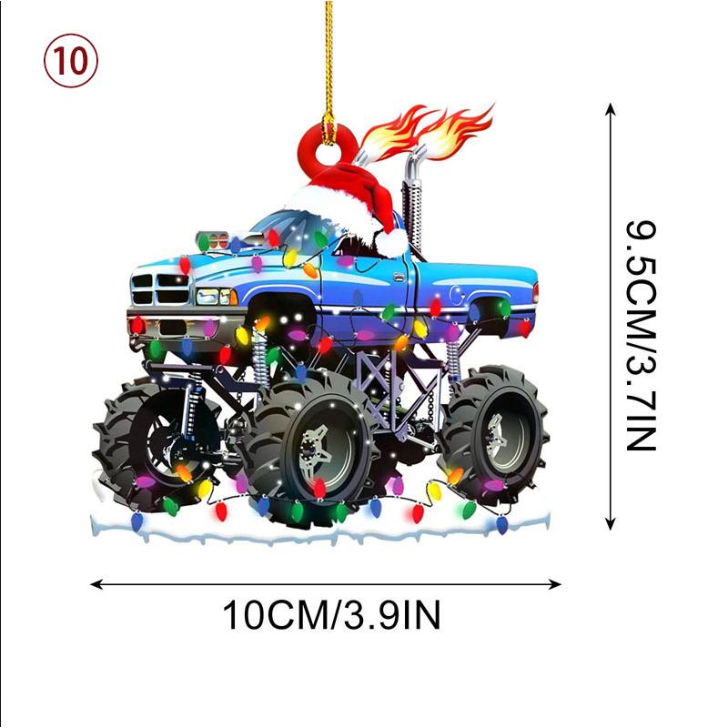 Auto-Boot-Kerstijzer Ornament