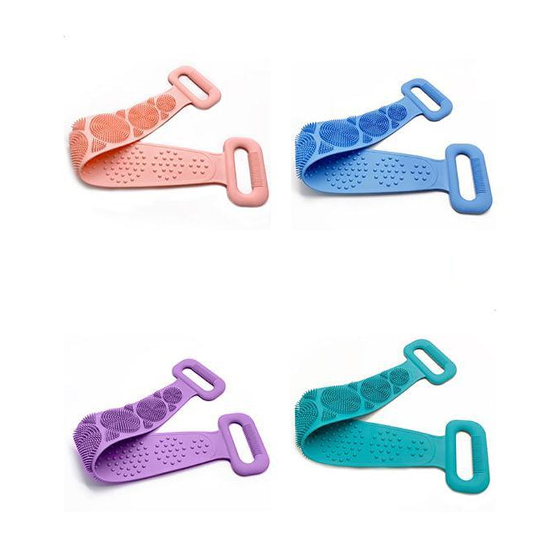 Siliconen body scrubber riem