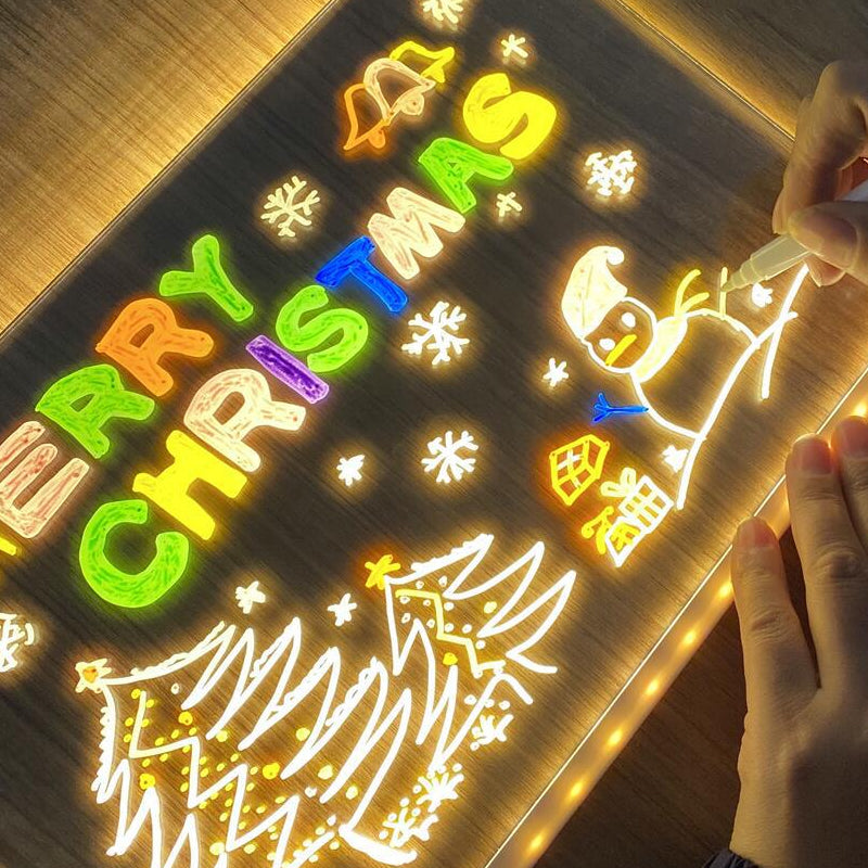 LED-notitiebord met kleuren